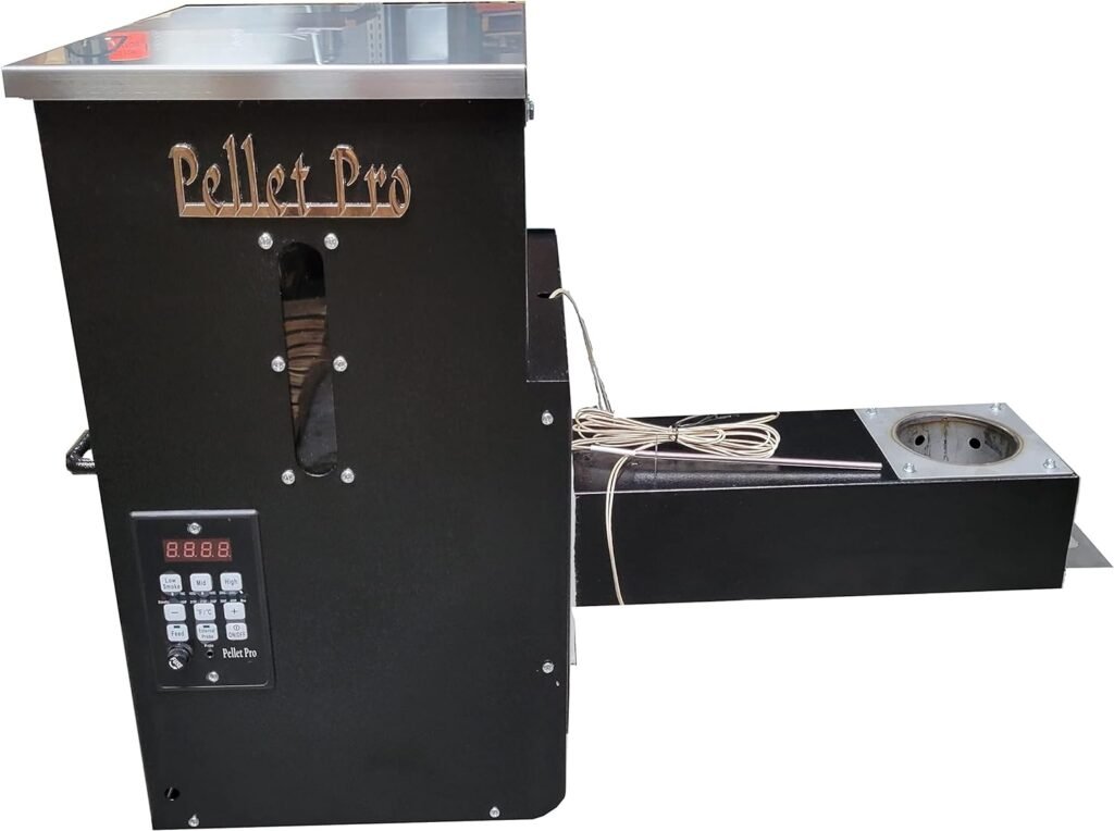 Pellet Pro Elite 12-inch Pellet Grill Hopper Assembly|PID Temperature Control for Precise Grilling|35 Pound Hopper Capacity with Easy Ash Cleanout|Premium Components for Enhanced Performance