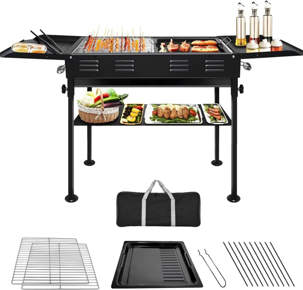 Furein Charcoal Grills Portable BBQ Griddle Review