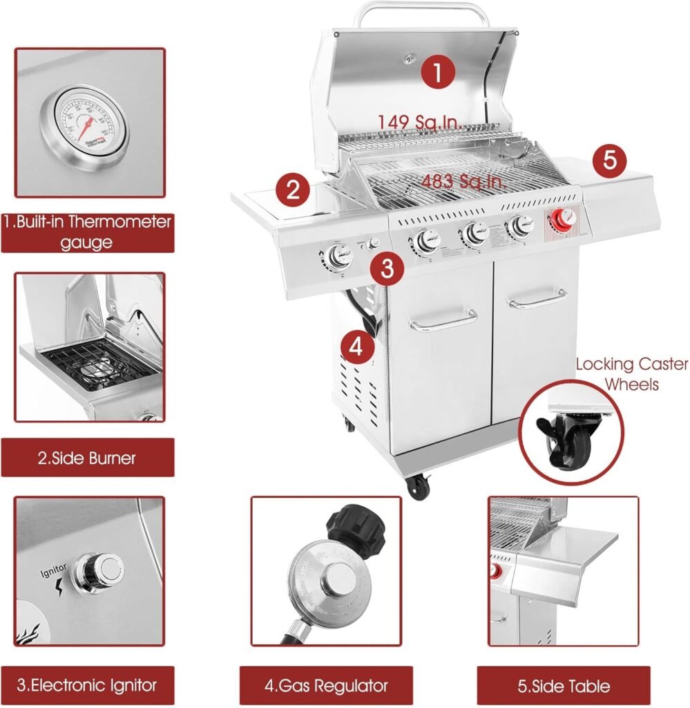 Royal Gourmet Gas Grill Review