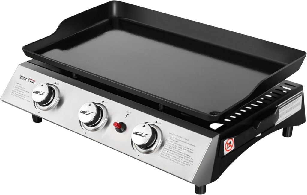 Royal Gourmet PD1300 Gas Grill Griddle Review