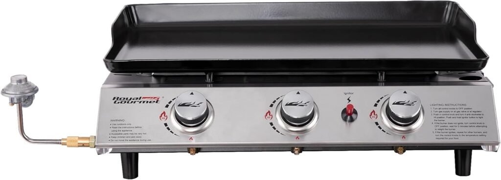 Portable Gas Grill Griddle Review