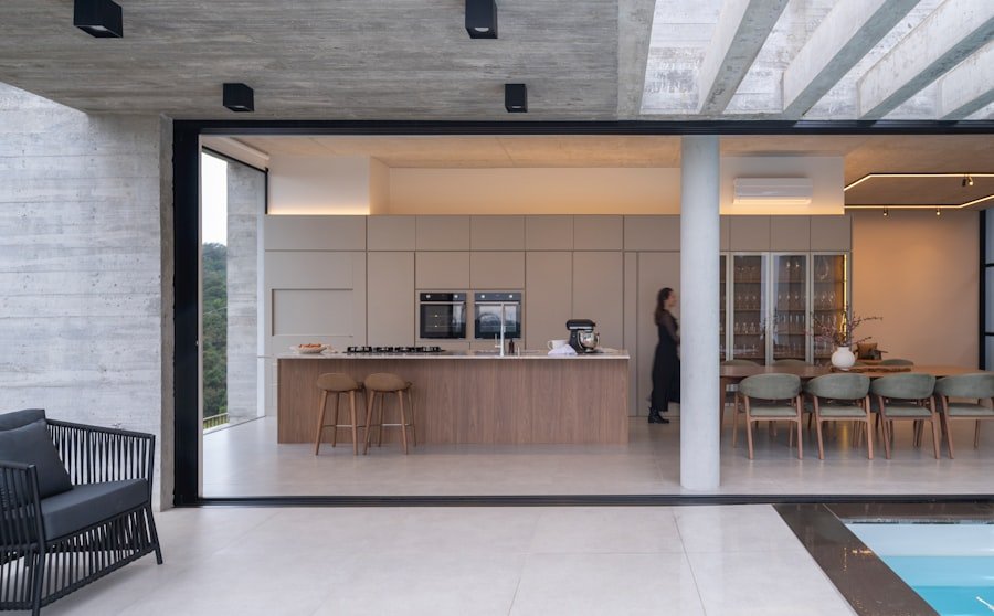 Photo Outdoor Kitchen Lighting