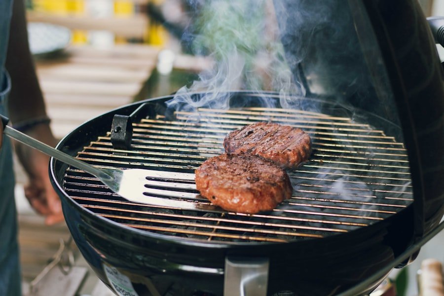 Photo bbq grill