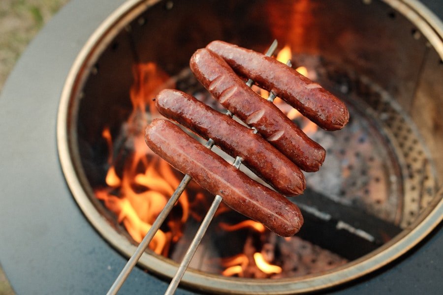 Photo campfire grill